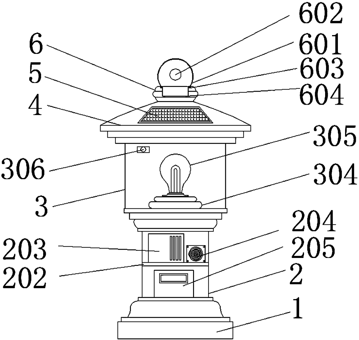 Solar garden environment-friendly landscape lamp