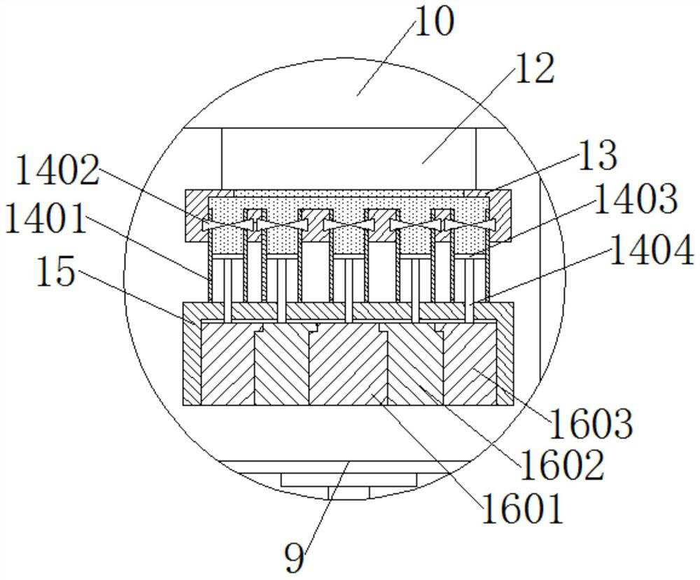 Hydraulic punching machine for flange plate machining