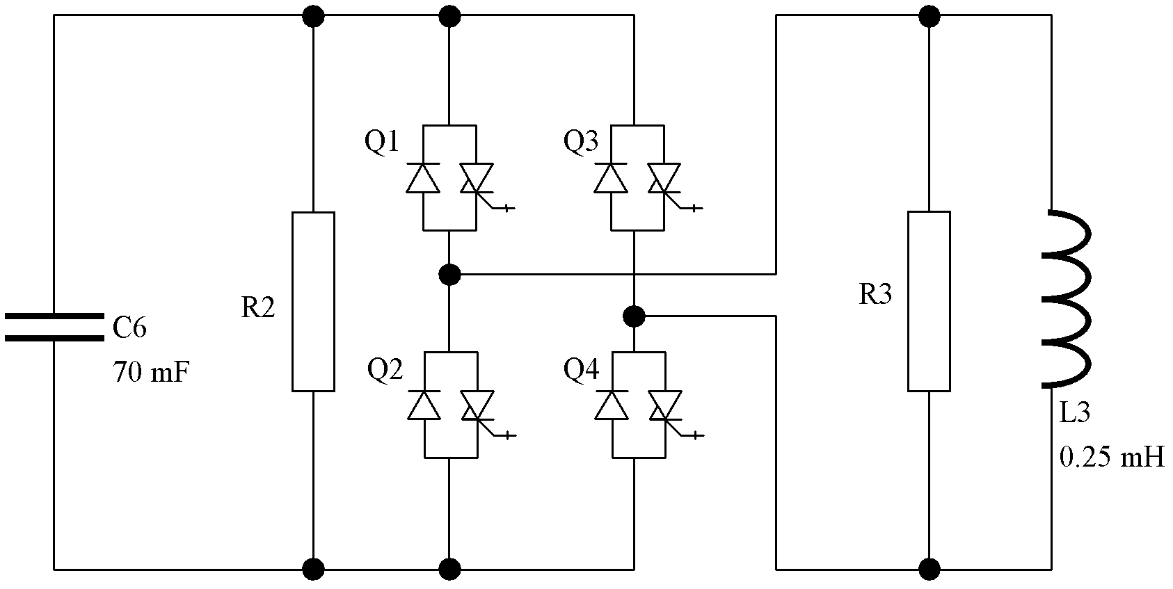 Bidirectional power source of small spherical Tokamak ohm magnet