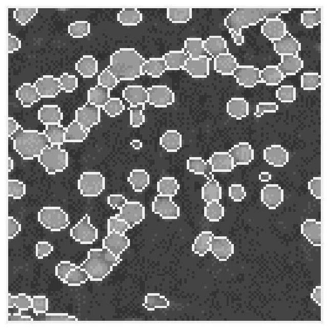 Composite material CT image segmentation method based on improved watershed algorithm