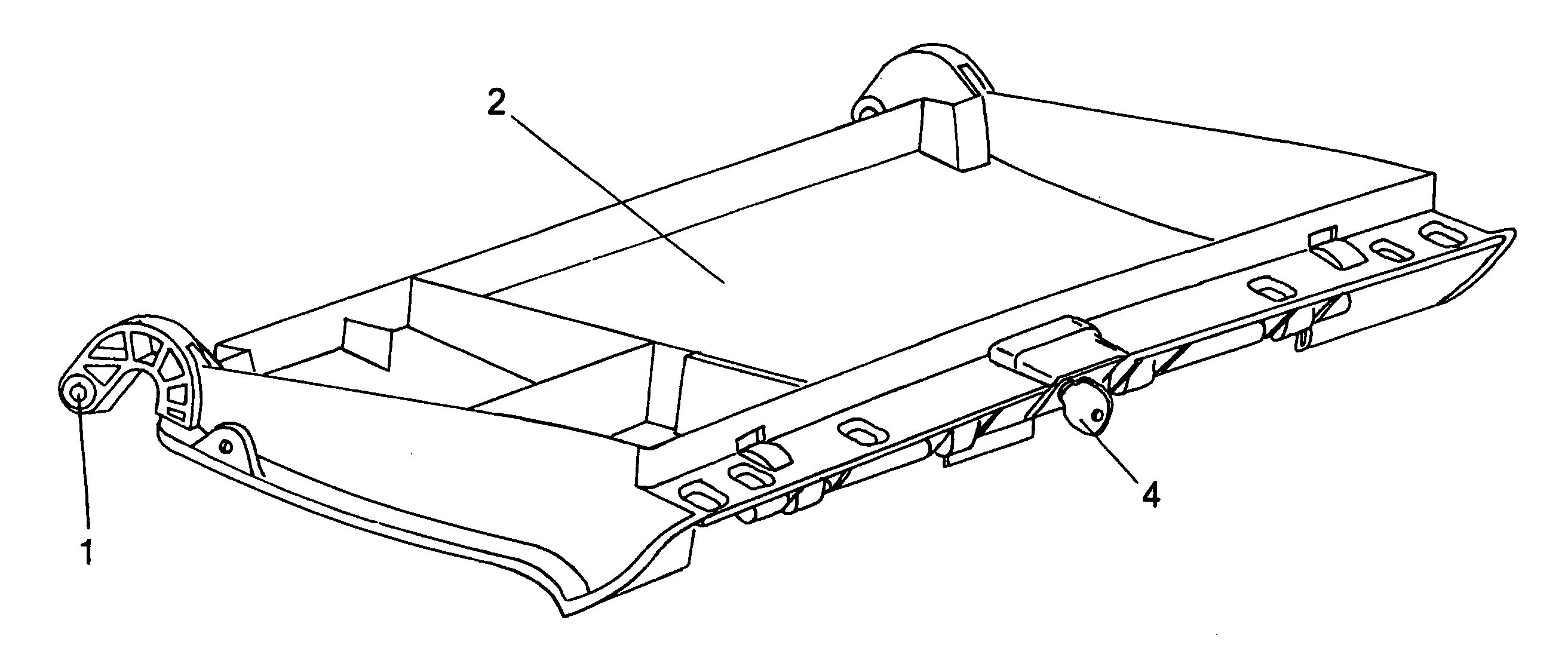 Two point latching system