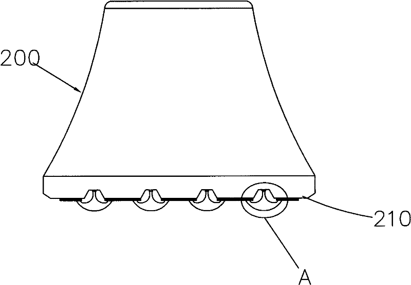 Lamp with light source integrated with radiator and manufacturing method of lamp