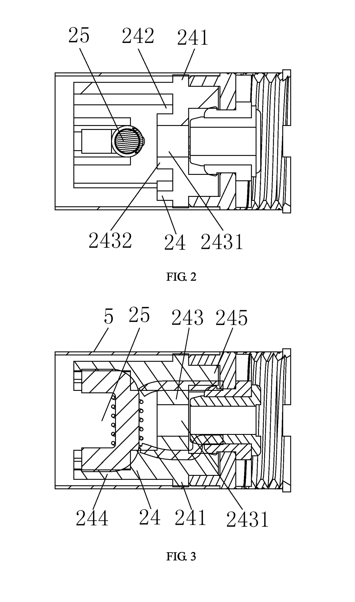 Vaporizer device of cotton-free electronic cigarette