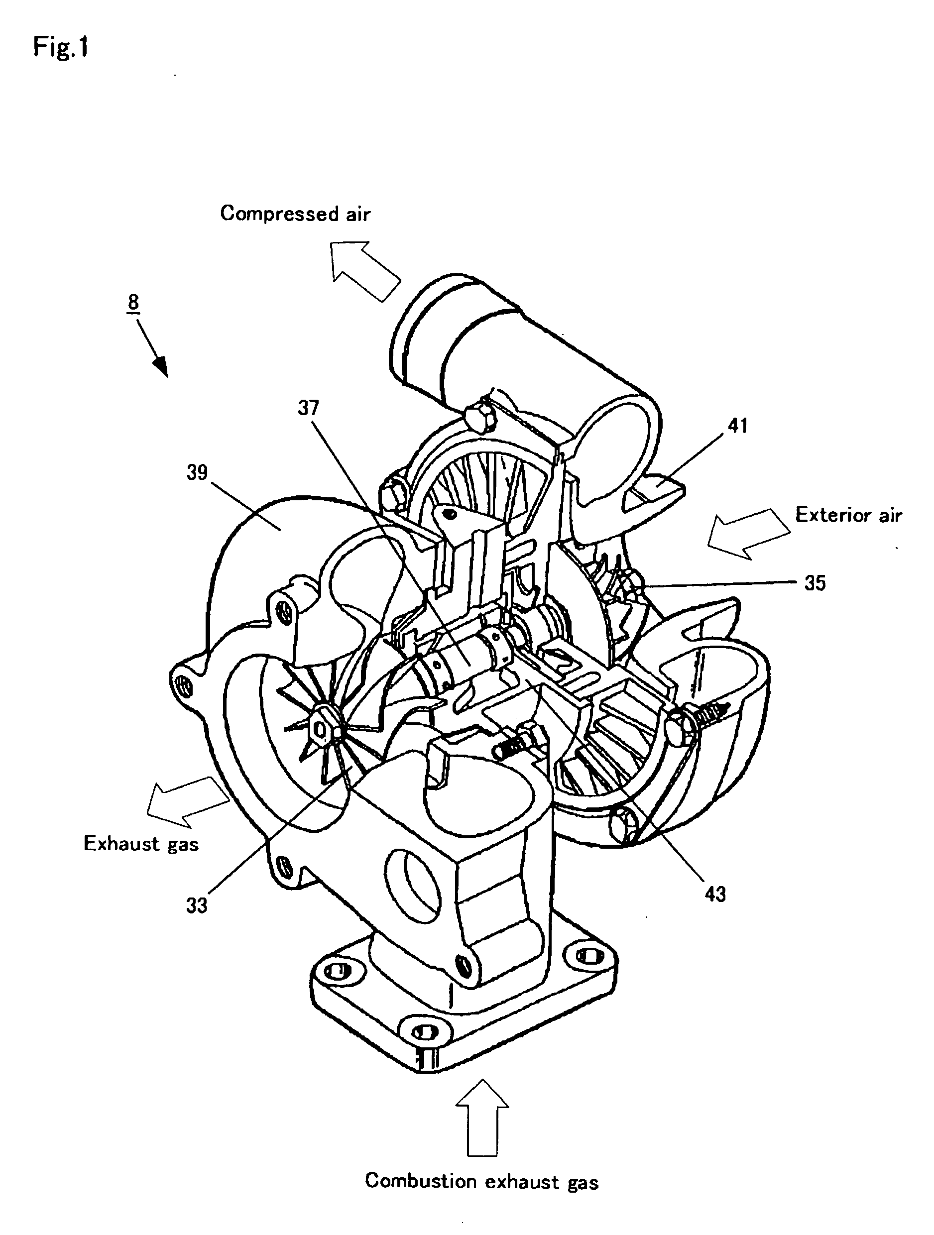 Generating method and generating system utilizing combustion exhaust gas