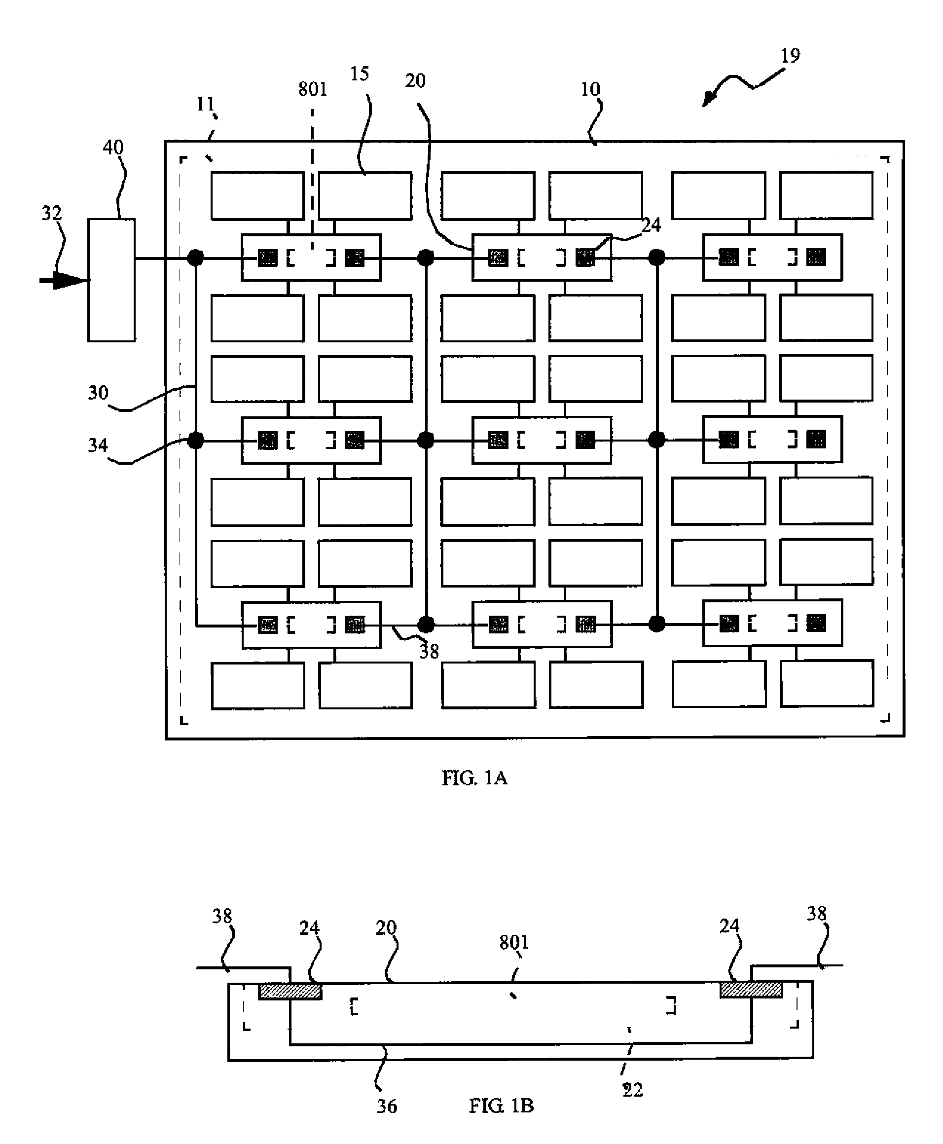 Display device with parallel data distribution