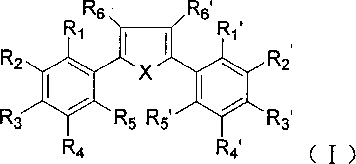 Dialkyl and diaryl tetrasubstituted heterocyclic compounds, preparing process and use thereof