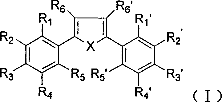 Dialkyl and diaryl tetrasubstituted heterocyclic compounds, preparing process and use thereof