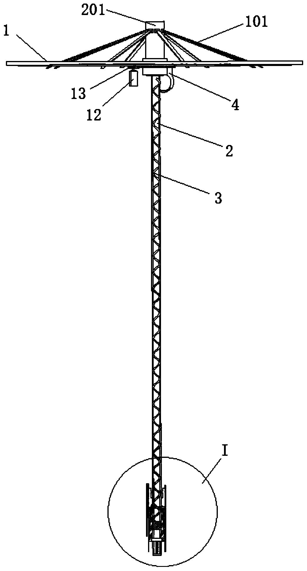 Column type parking device