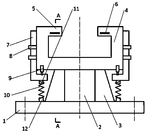 Locking device for guide rail