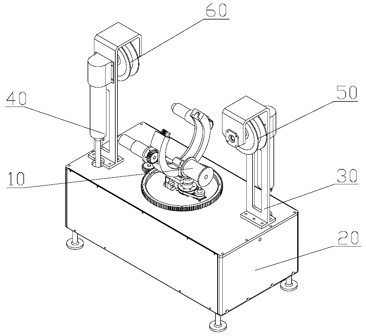 A transmission line broken strand repair robot mechanism