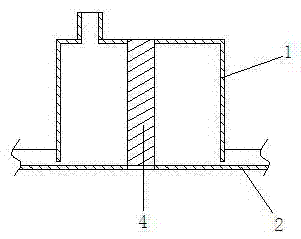 Livestock and poultry water fountain with extension groove