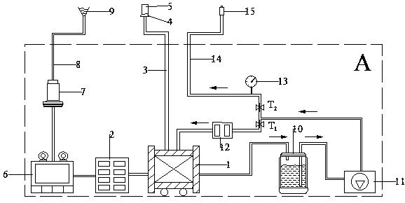 Method and device for performing plasma ascending cracking remaining coal pillar in residual mining area