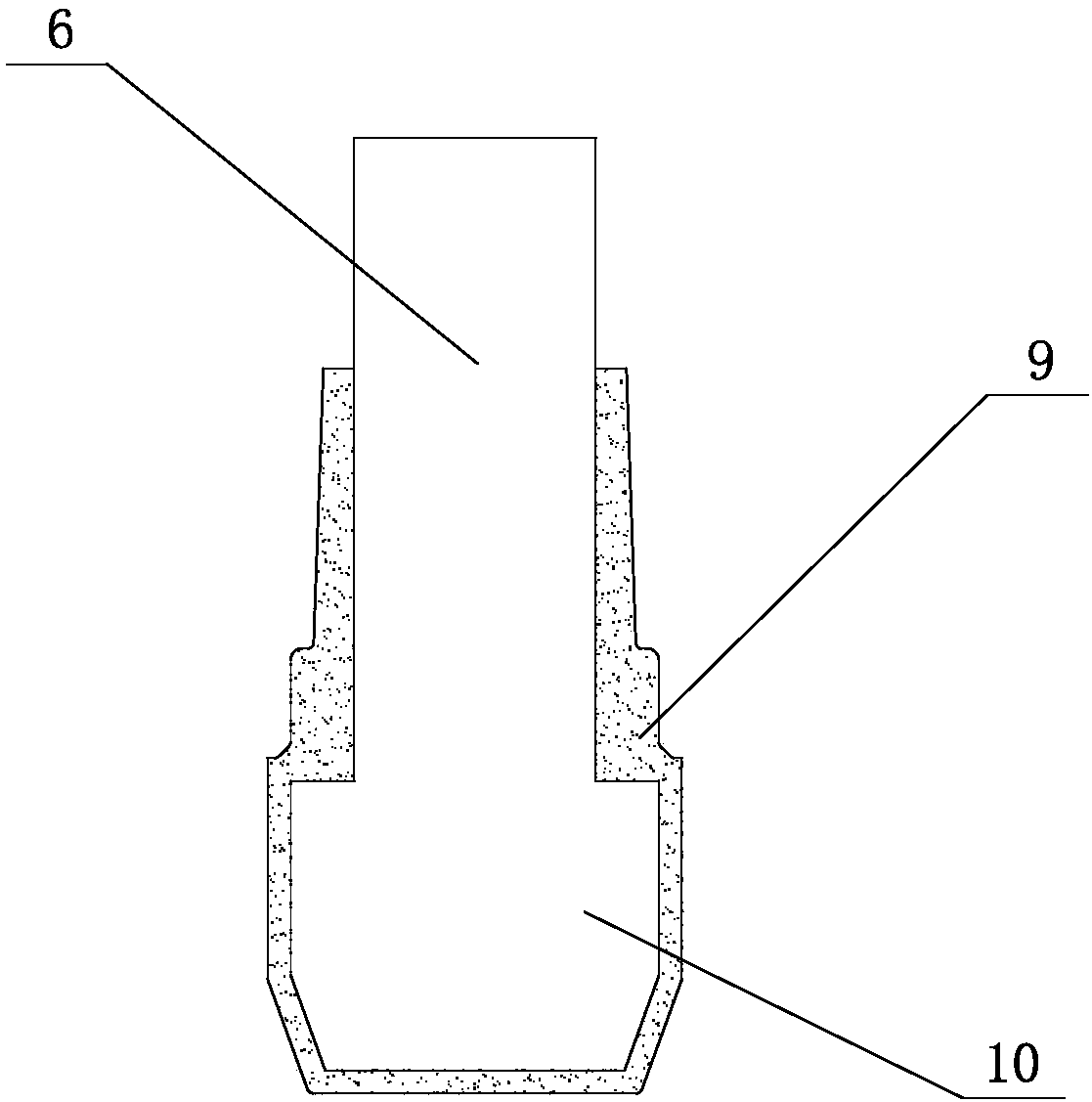 Hub template and hub casting process