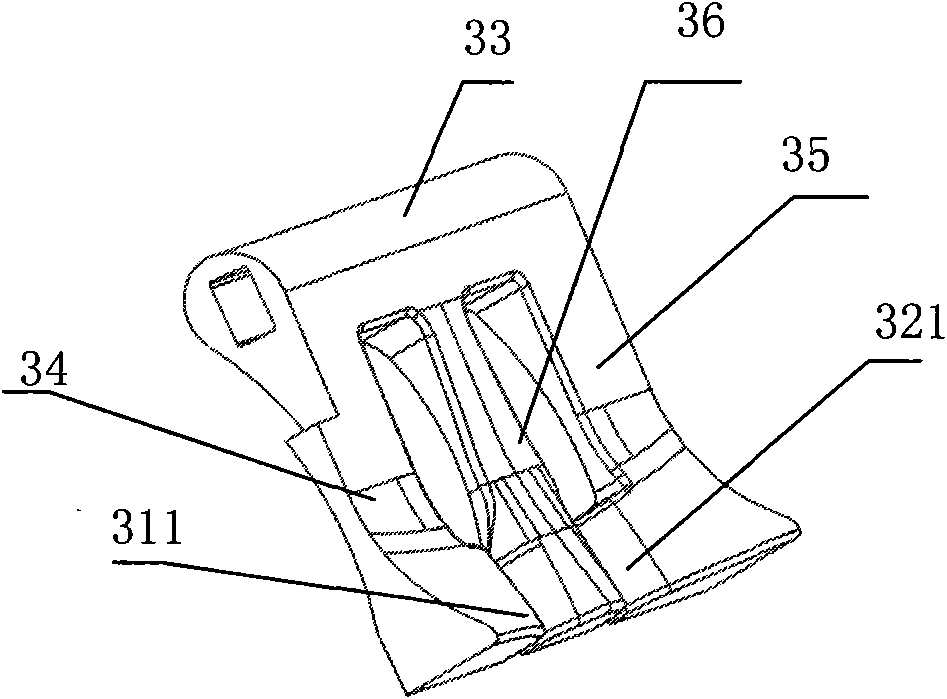 Special-purpose collecting component for cotton type siro spinning