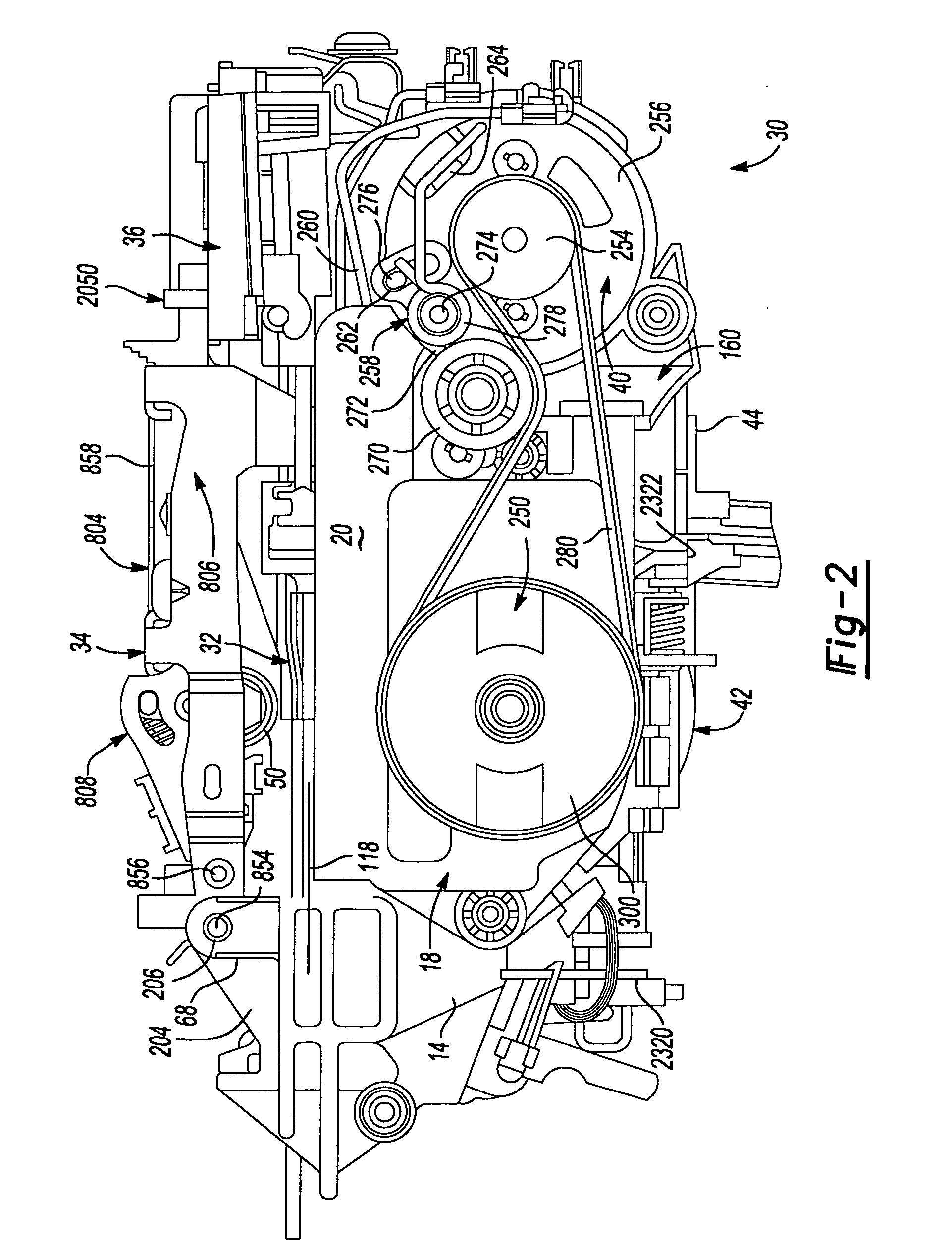 Power take off for cordless nailer