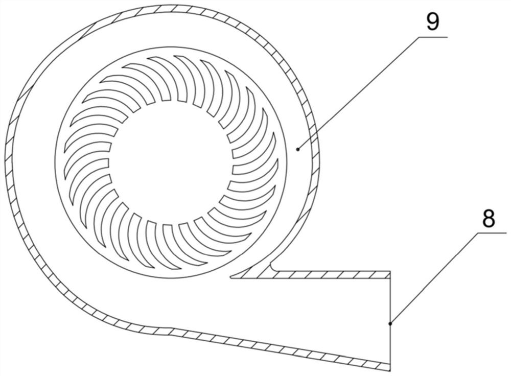 Vertical cold kiln uniform in heat exchange