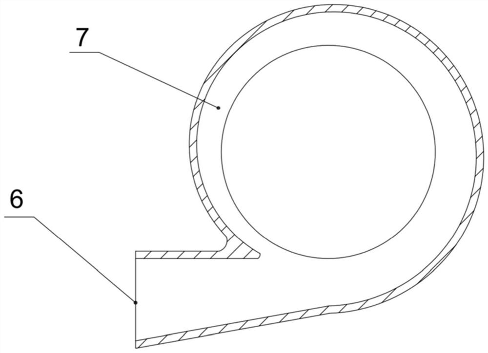 Vertical cold kiln uniform in heat exchange