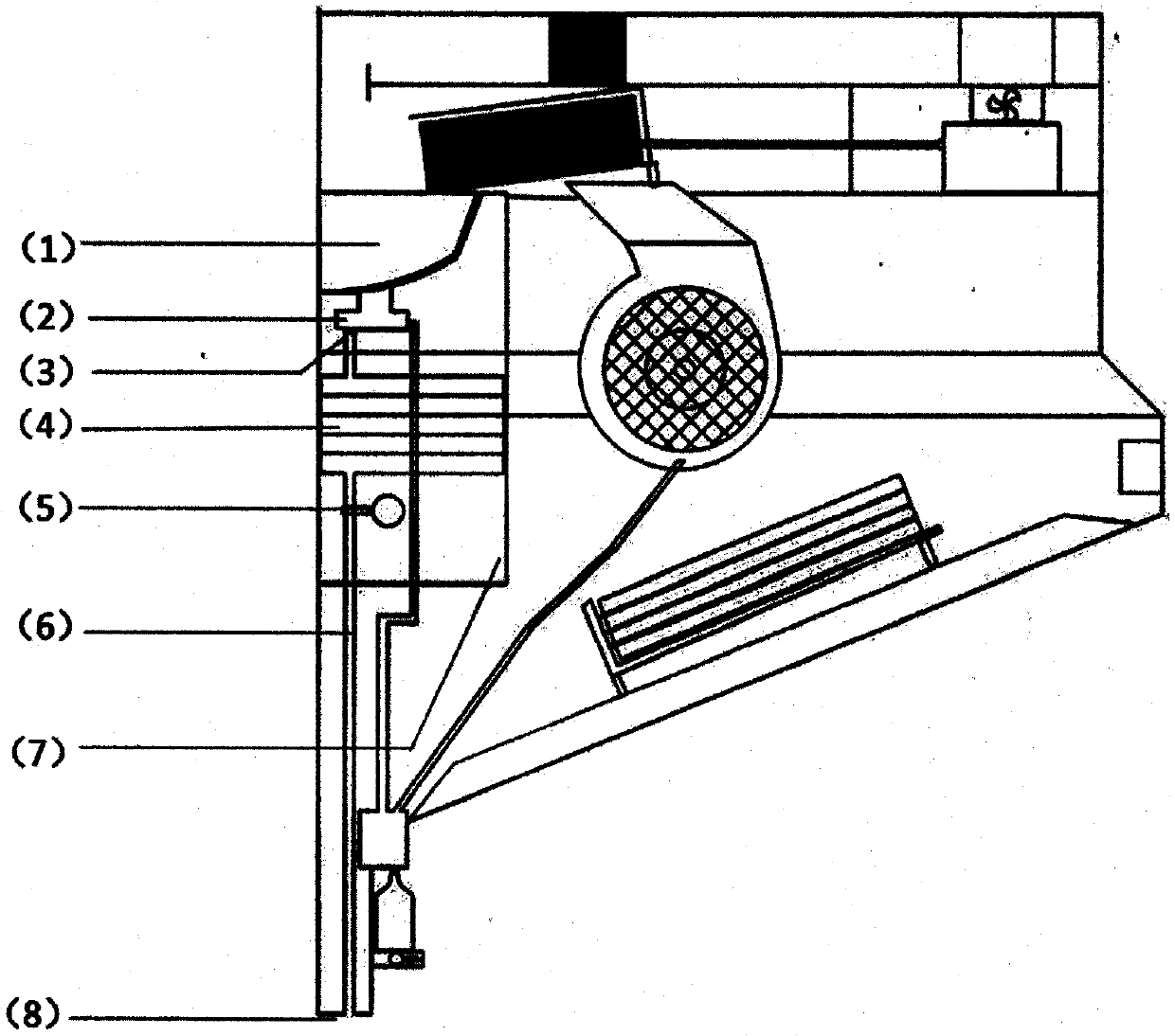 Sewage purifying device of air conditioner oil fume purifier