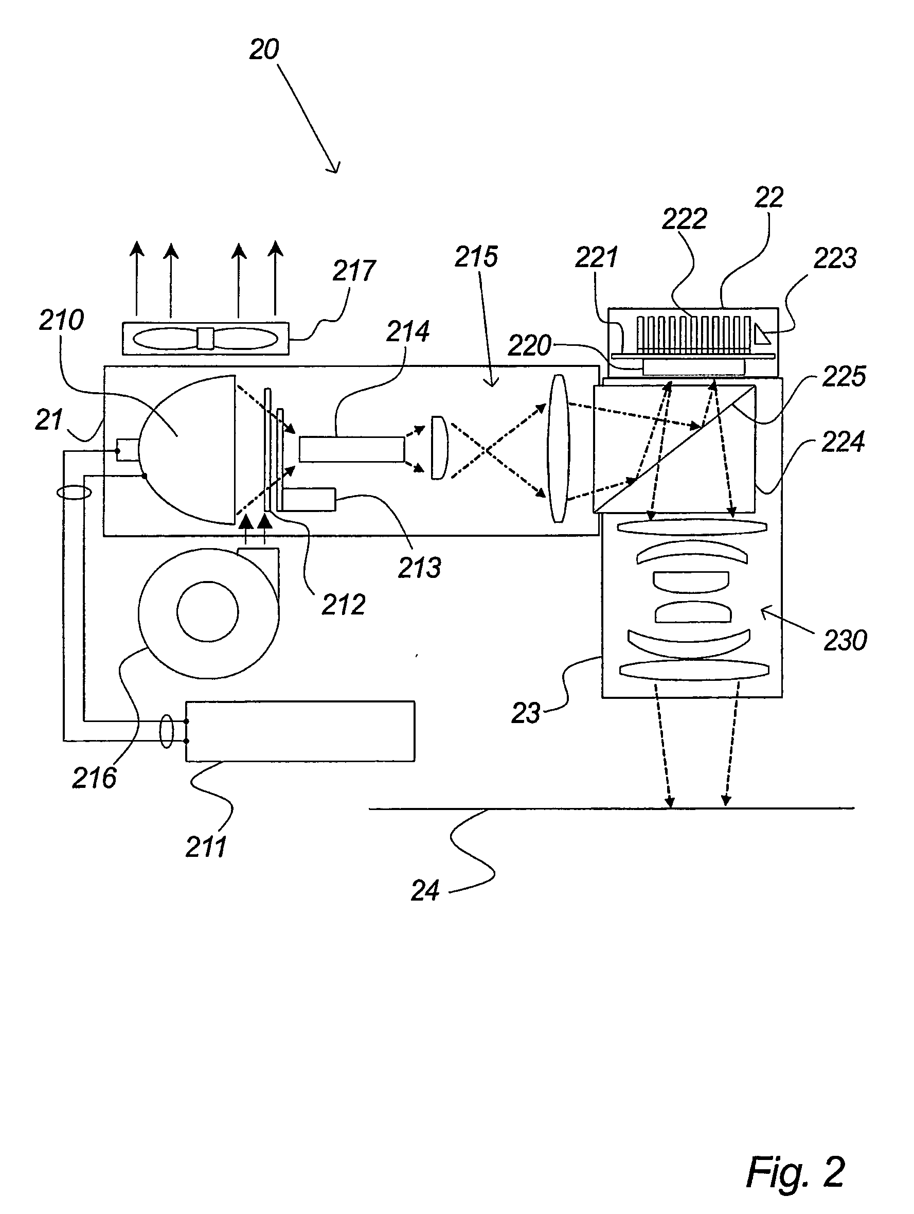 Light modulating engine