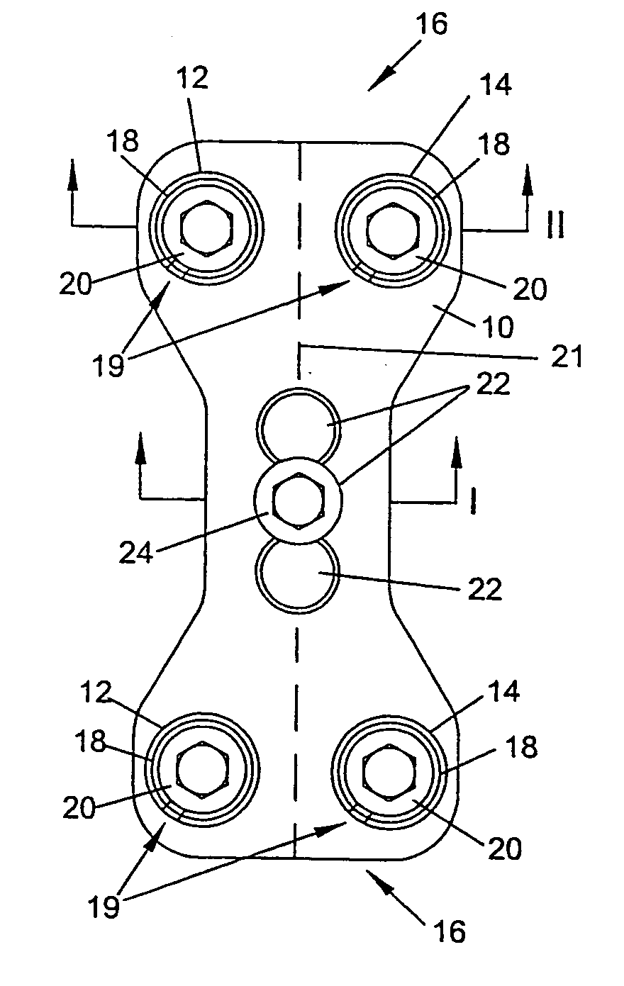 System and method for stabilizing the human spine with a bone plate