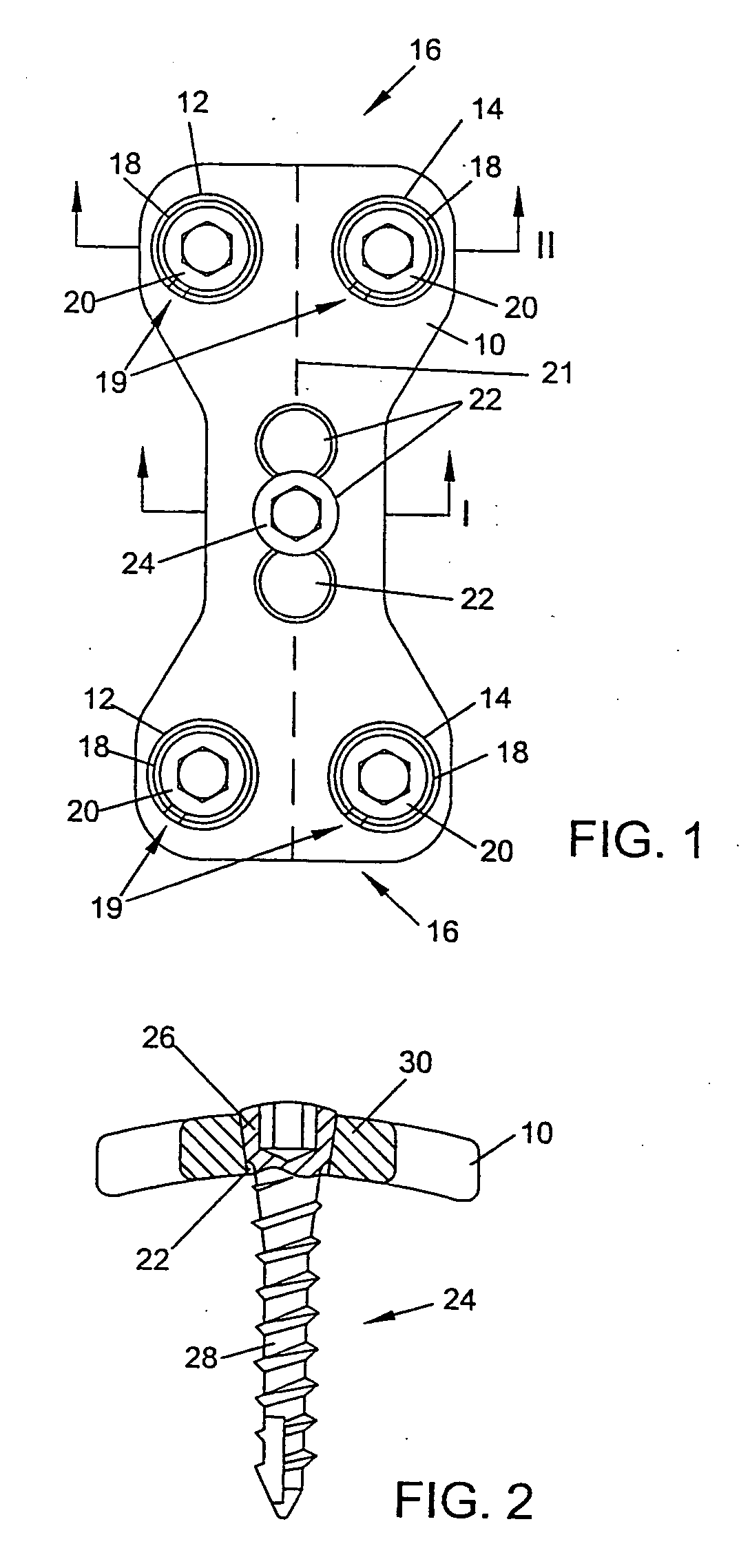 System and method for stabilizing the human spine with a bone plate