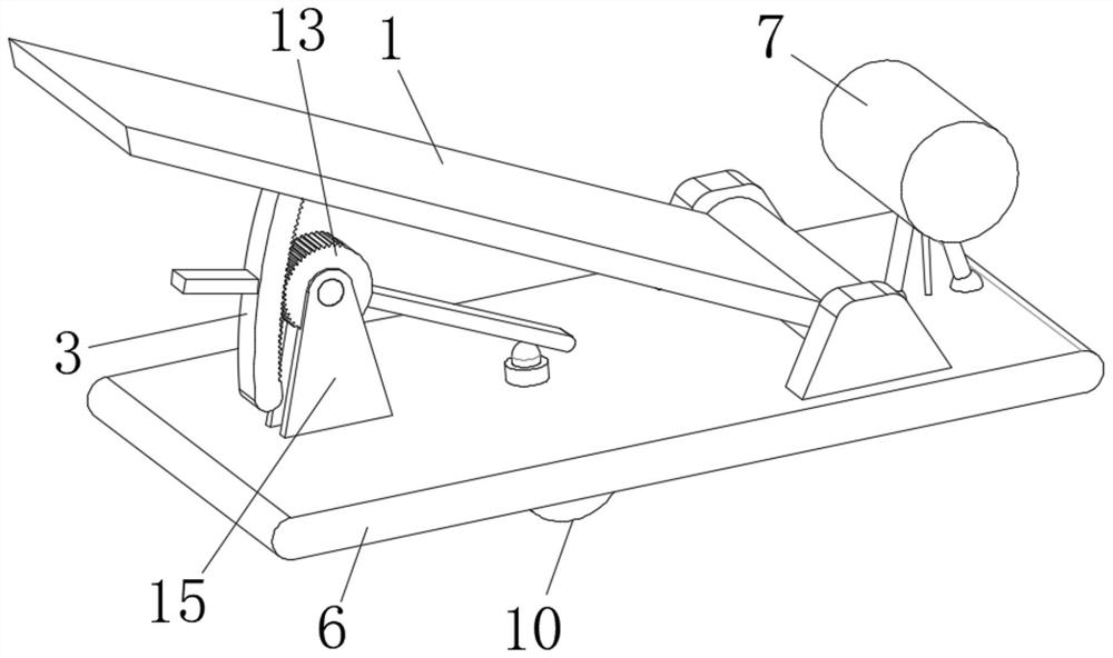 Variable-angle steel structure for photovoltaic power generation field