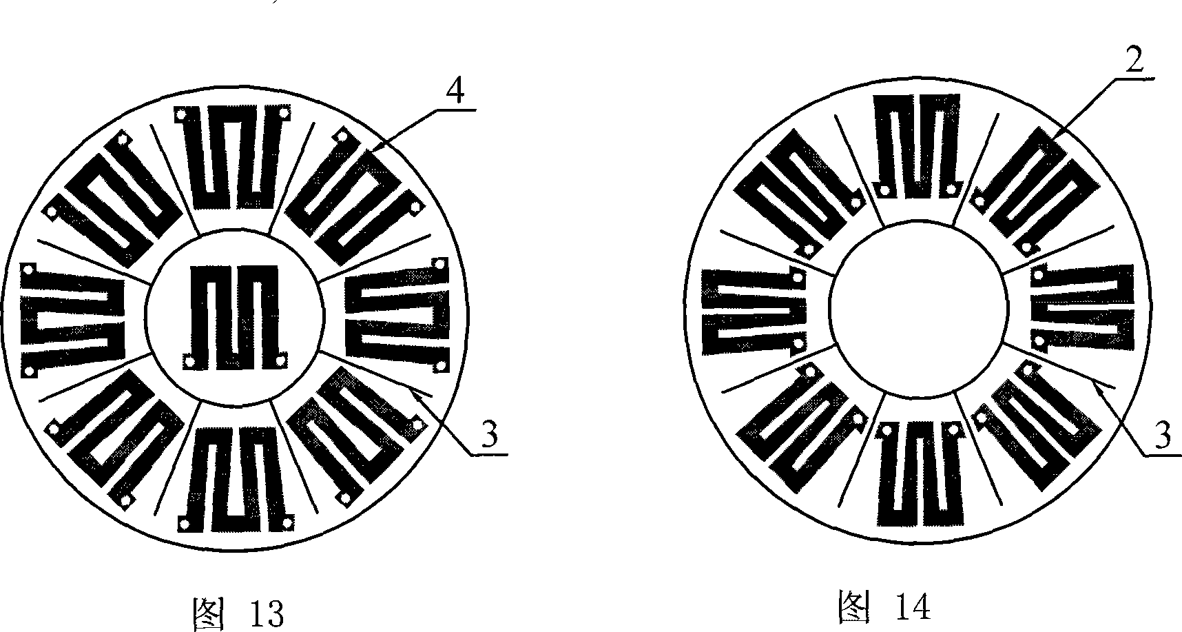 Array type multi-parameter wind sensor chip substrate and producing method thereof