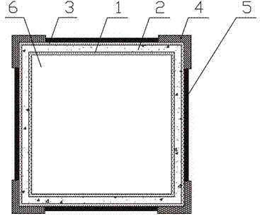 Frost-and-expansion resistant protection body for water transmission tower of water reservoir, and arranging method thereof