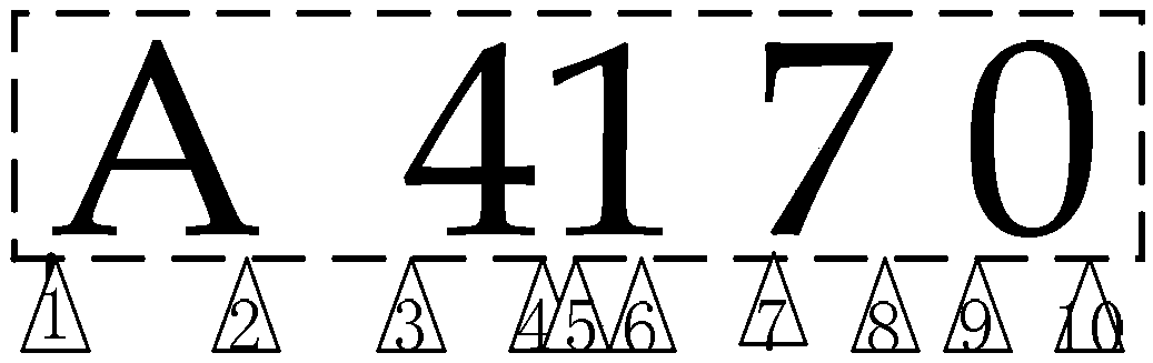 License plate identification method and device