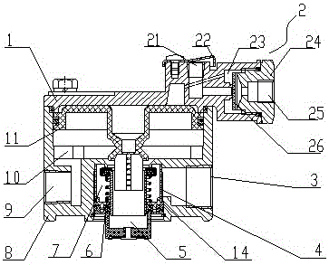 Automobile relay valve