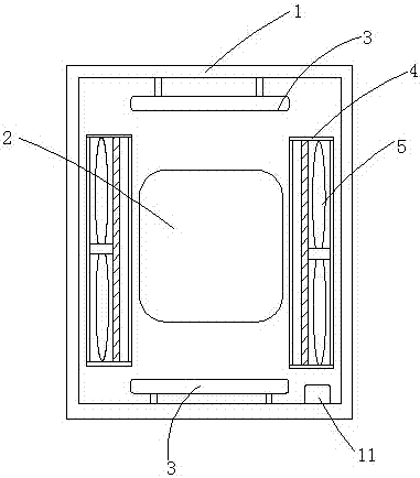 Frame type UPS power supply box