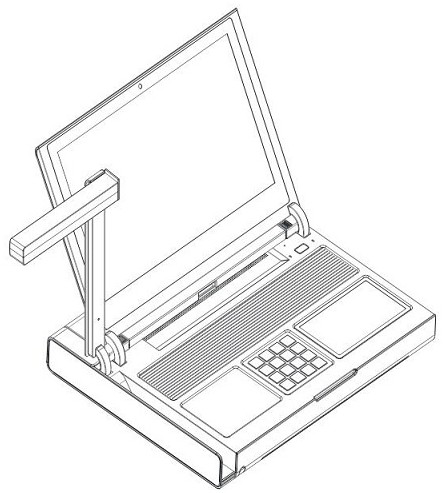 Portable online and state grid mobile service terminal