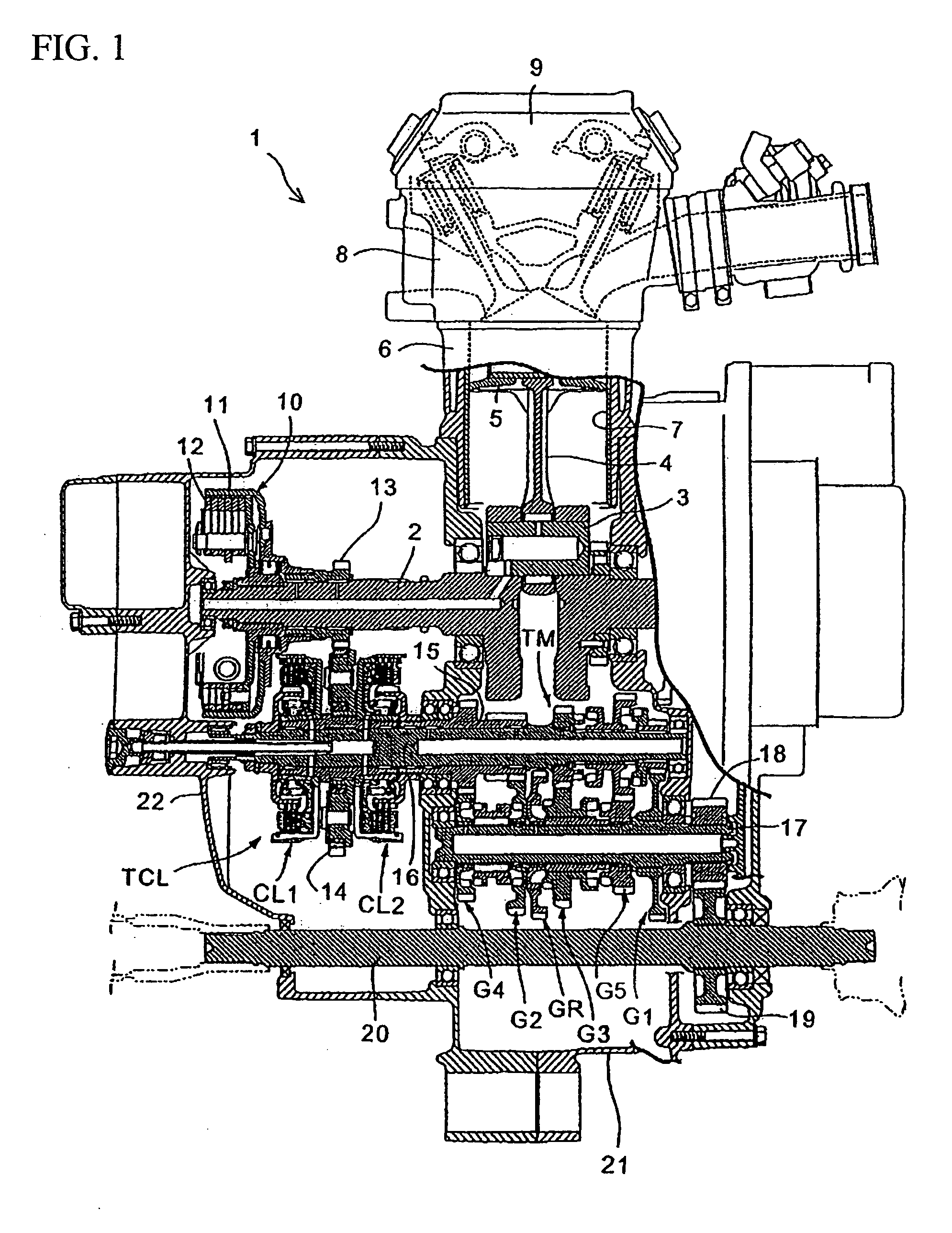 Automatic transmission assembly for a vehicle, and vehicle incorporating same