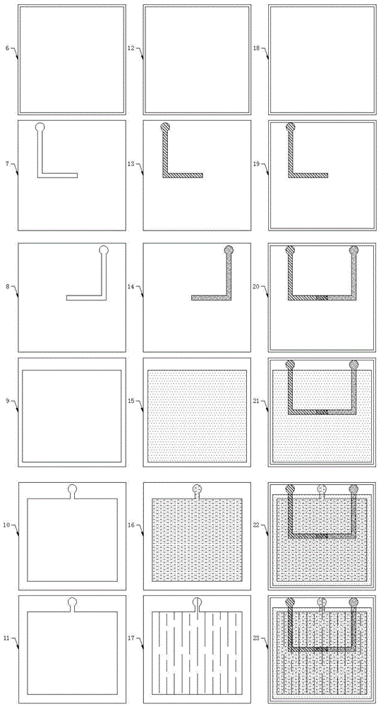 Fuel cell internal temperature-current density synchronous measurement sensor