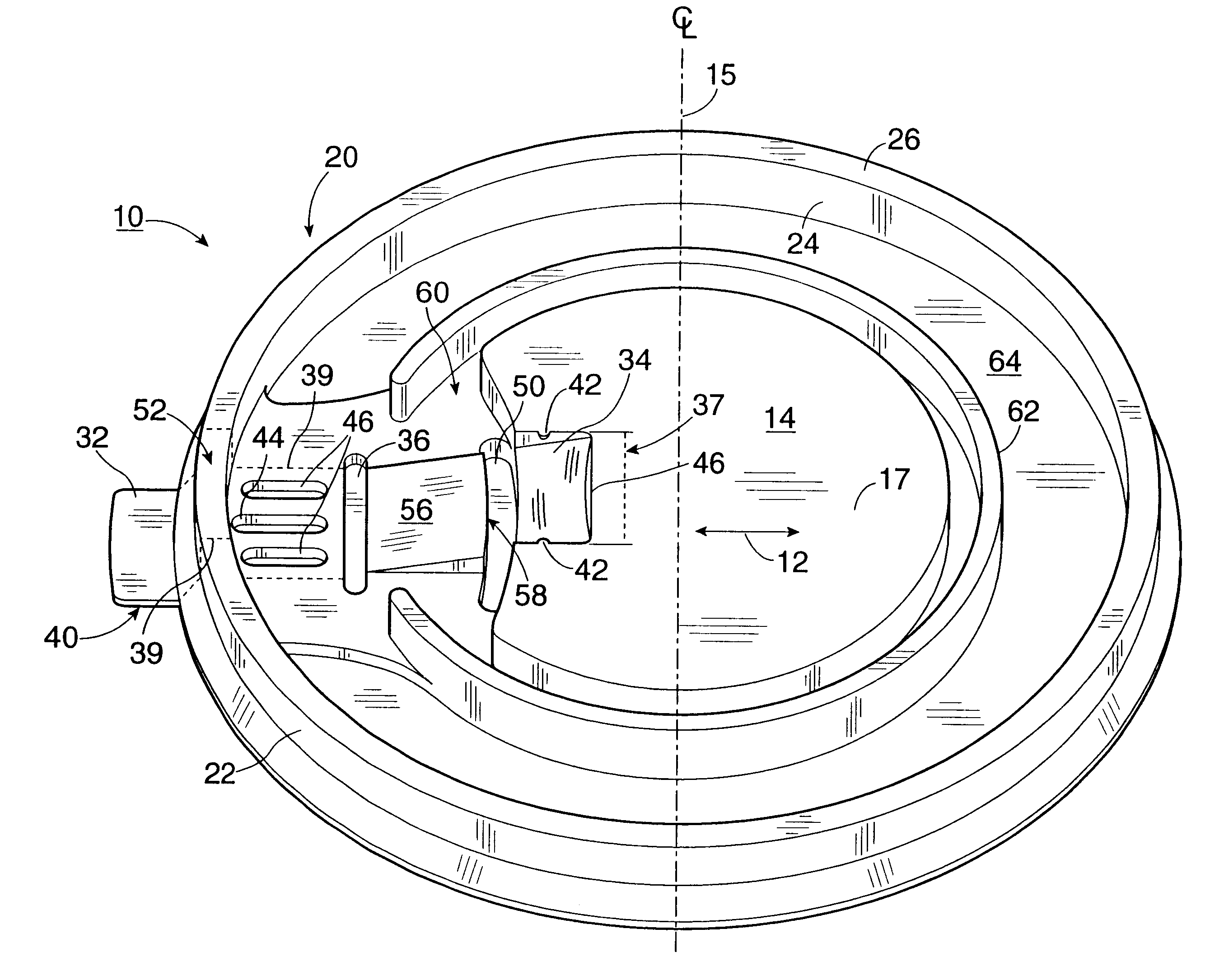 Disposable cup lid having fold back retainer