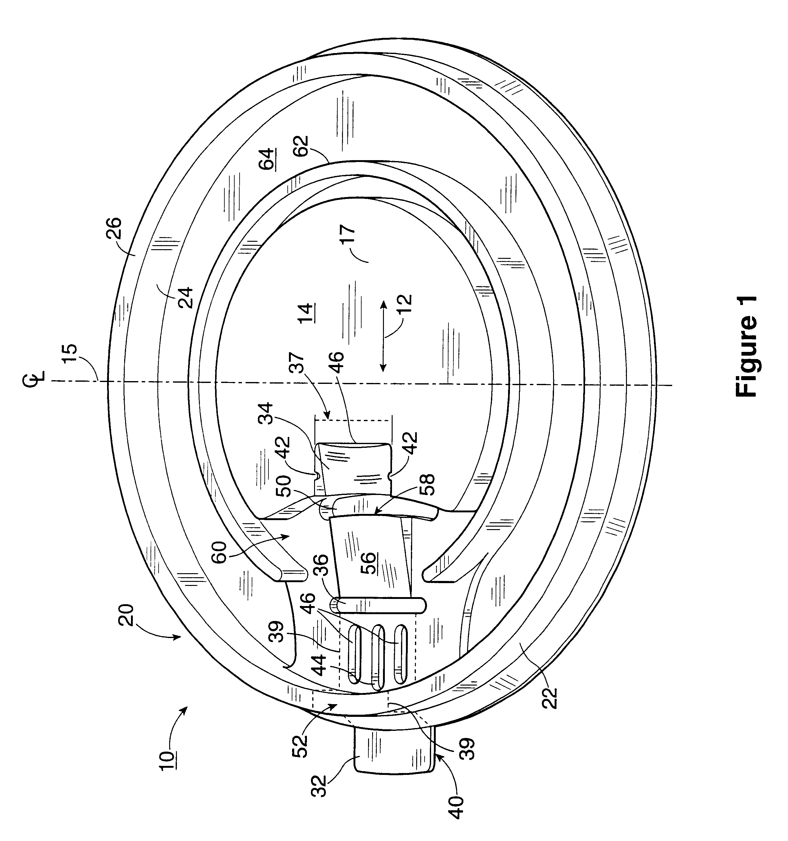 Disposable cup lid having fold back retainer