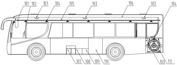 Novel fixed fire fighting system for vehicles