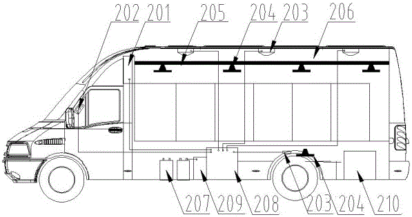 Novel fixed fire fighting system for vehicles