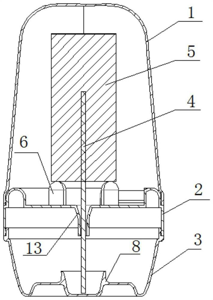 Food packaging box and packaging product