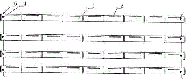 Biological strain embedding device for pre-processing biological reaction tank and processing technology