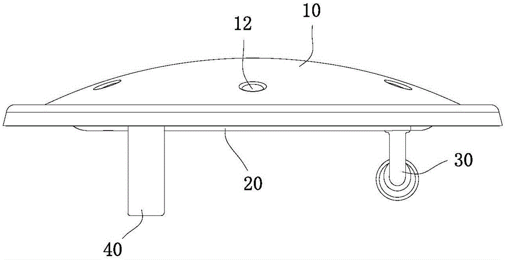 Portable reinforced round shield