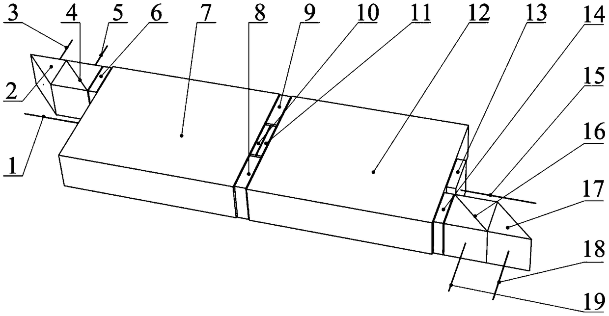 Tiled 90-degree spatial optical mixer