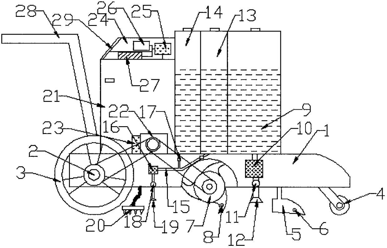 Intelligent agricultural soil-turning equipment with function of soil quality detection