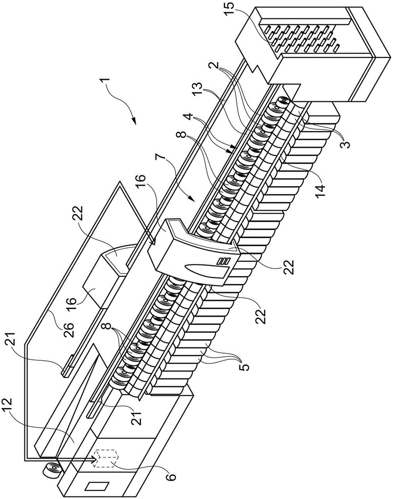 Textile machine for making cross-wound bobbins and method of operating such textile machine