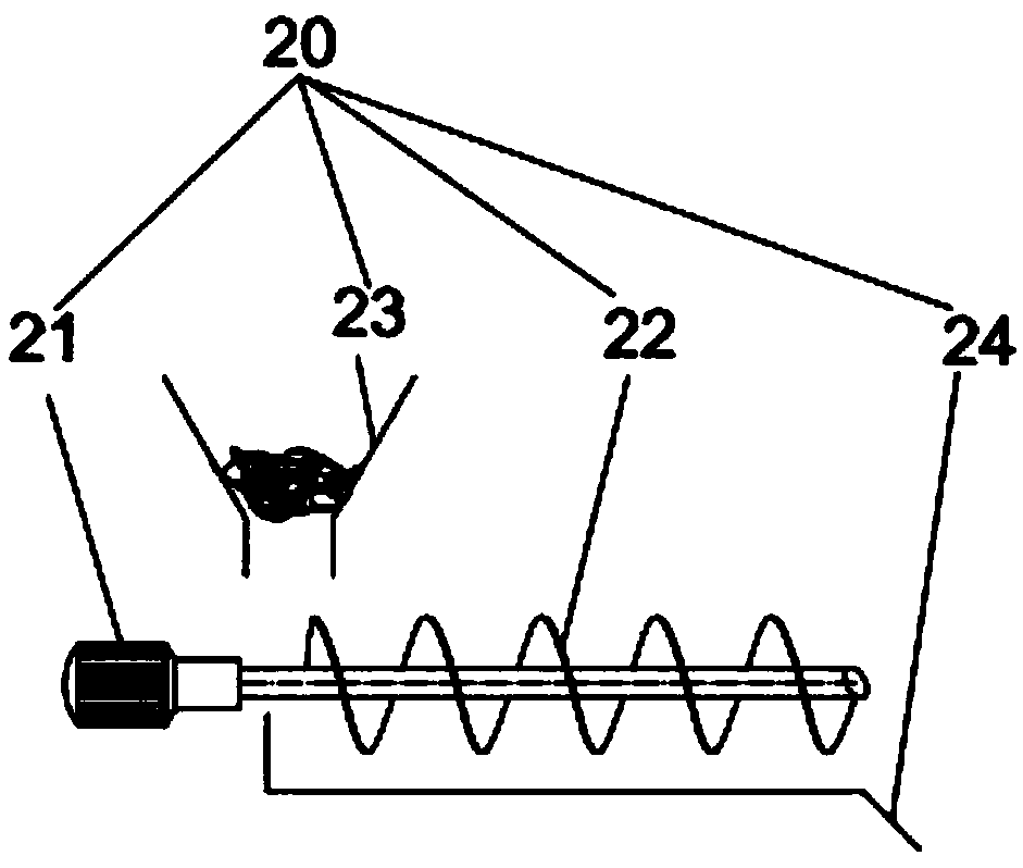 Co-combustion device and method capable of automatically adjusting blending combustion amount of sludge