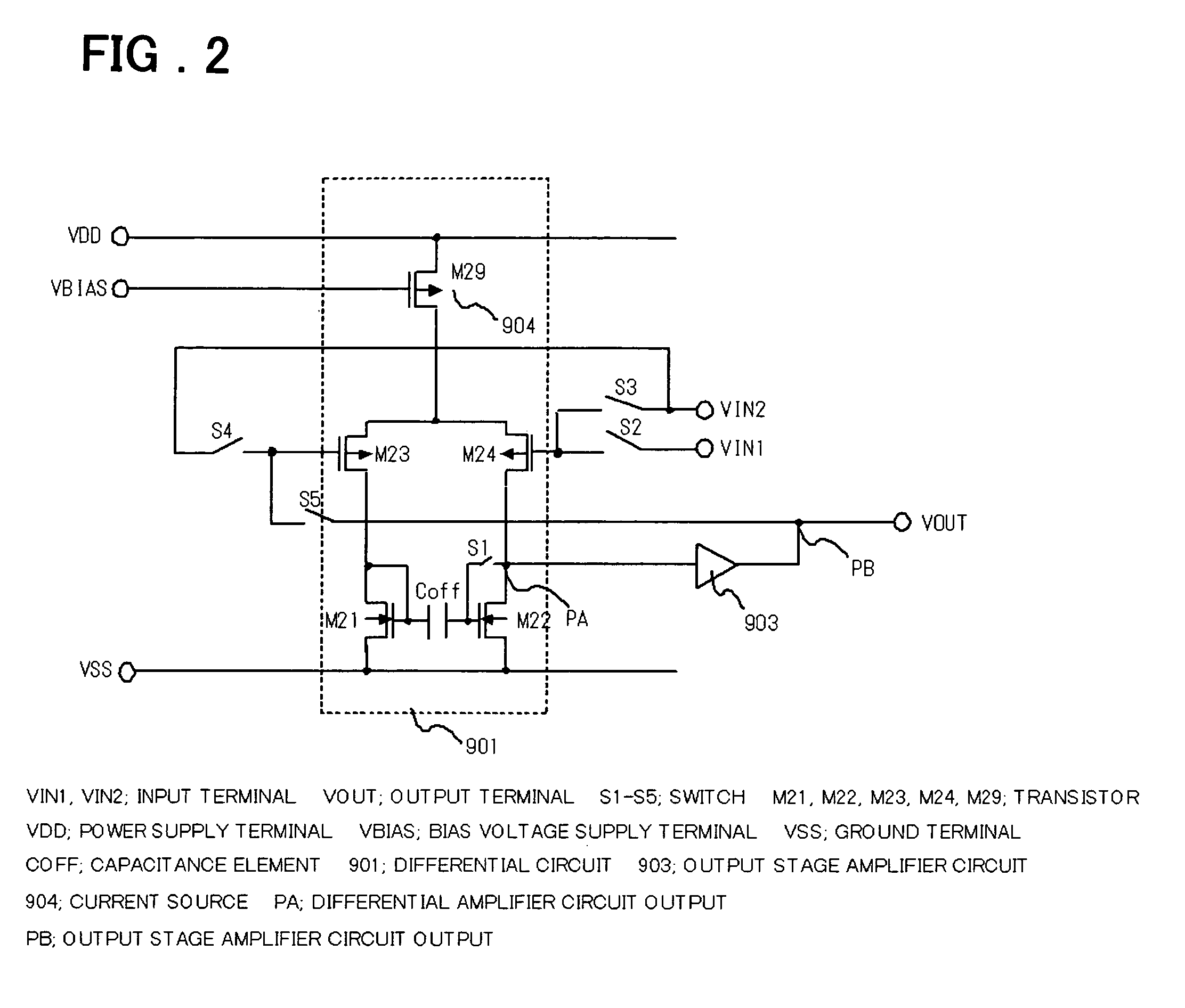 Differential amplifier, digital-to-analog converter, and display device