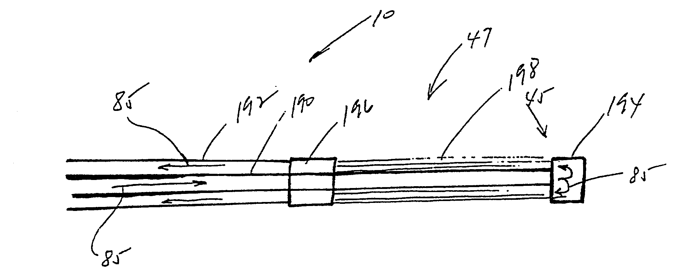 Indwelling heat exchange catheter and method of using same