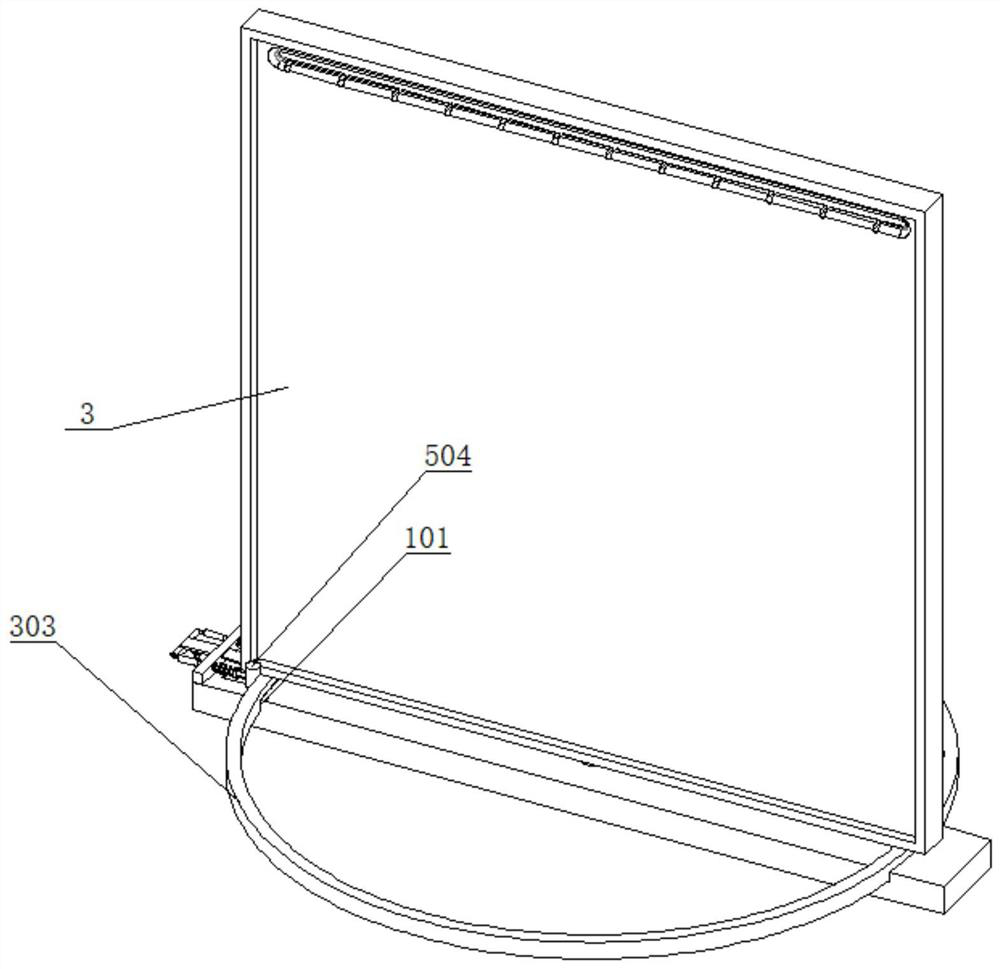 Building curtain wall with high wind resistance