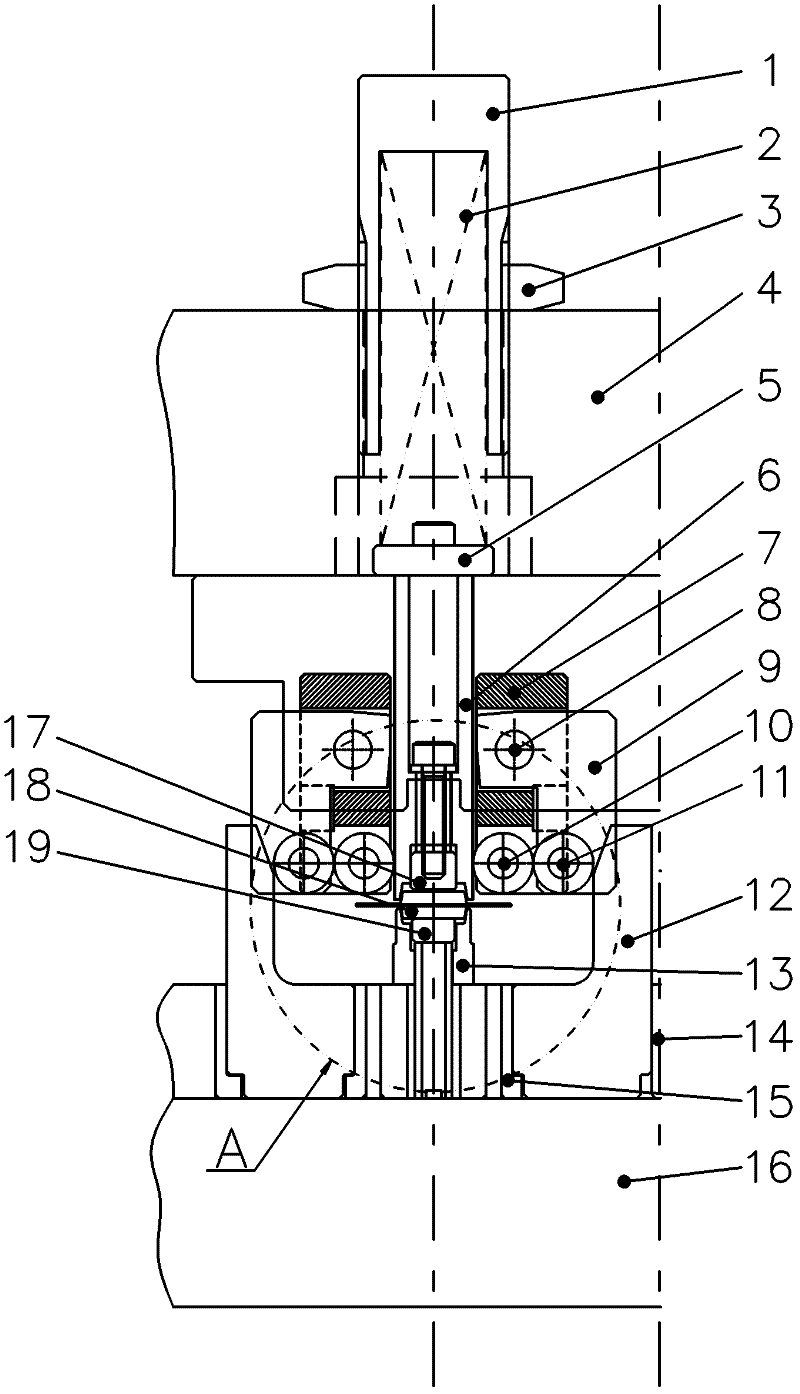 Pin-forming mold for integrated circuits