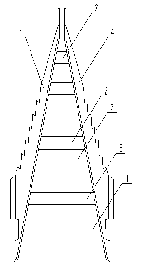 Reinforced high holding power anchor shaft